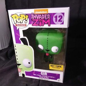 funko pop hot topic exclusive invader zim gir glow in the dark
